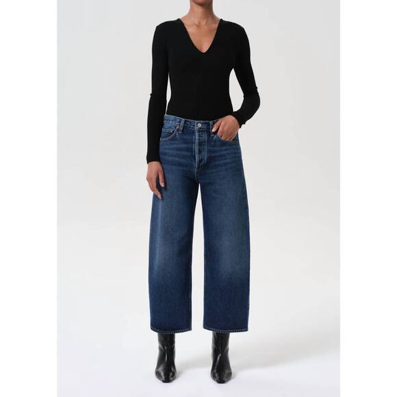 AGOLDE Denim - NEW AGOLDE arc short wave jeans in blue